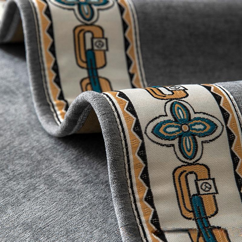 Žinylkový polštář na pohovku Four Seasons Univerzální protiskluzový Cenově dostupný Luxusní styl Moderní Jednoduchý Zimní Vysoce kvalitní zesílené kožené polštáře Polštáře na sezení