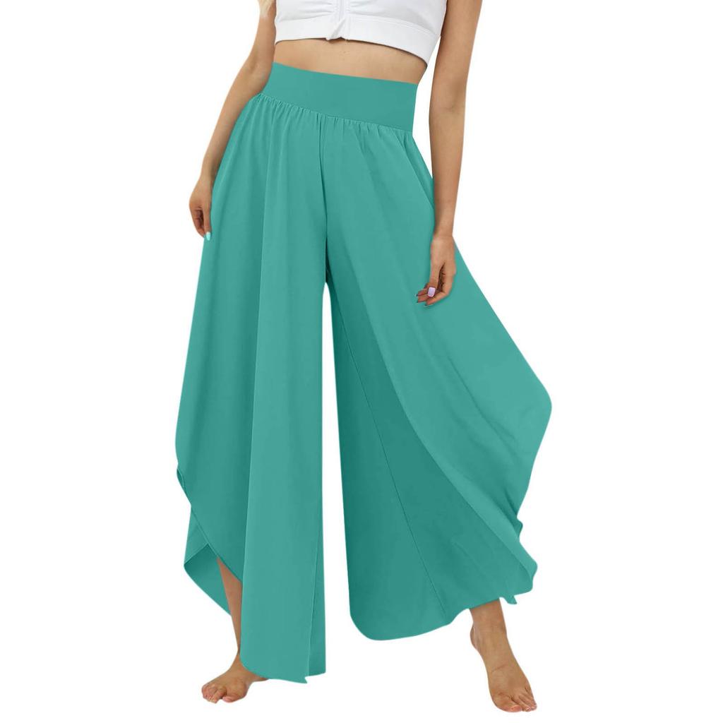 Pants For Women Casual Summer Drawstring Elastic Waist Pant With Pockets