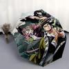 1pc Jujutsu Kaisen Characters Outdoor Umbrella - Automatic Opening/Closing, Portable 3-Fold Design, 8-Bone Iron Frame - Perfect Gift for Fans, Travele