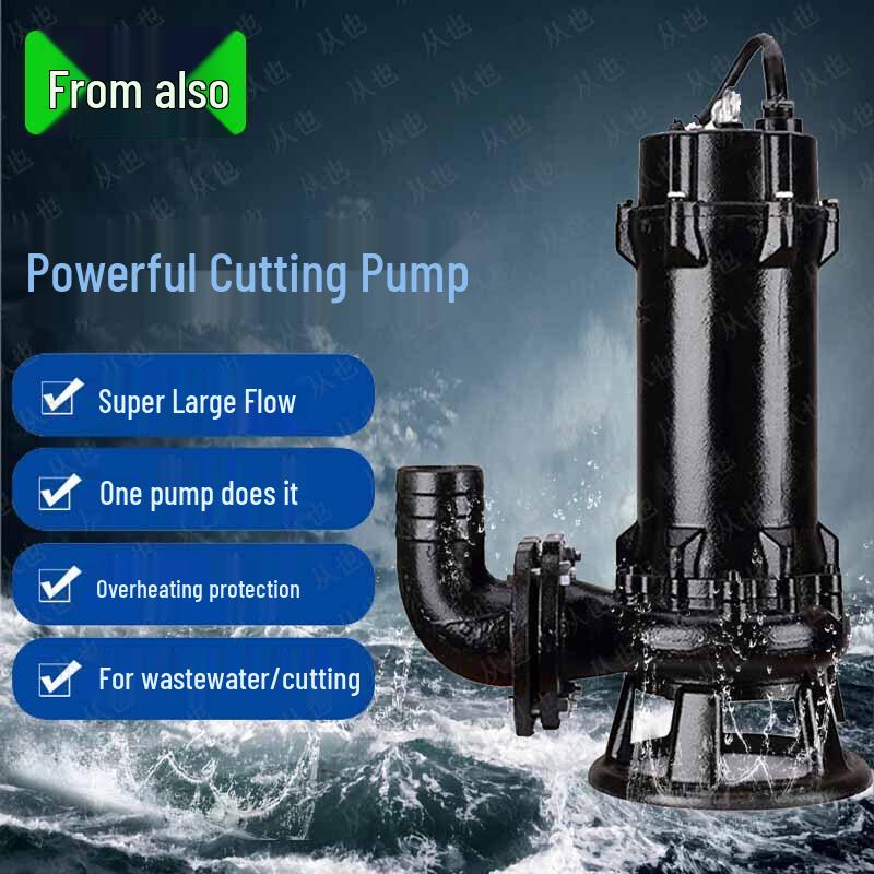 High-Flow Flood Control Sewage Pump
