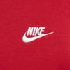 Nike casual simple crewneck pullover sweatshirt for men in red