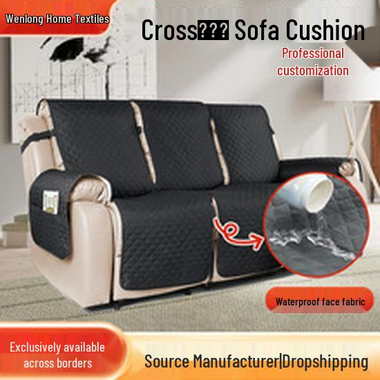 Universal Waterproof L-Shaped Chaise Lounge Sofa Cover - Anti-Slip, Protective, All-Season Cushion Mat