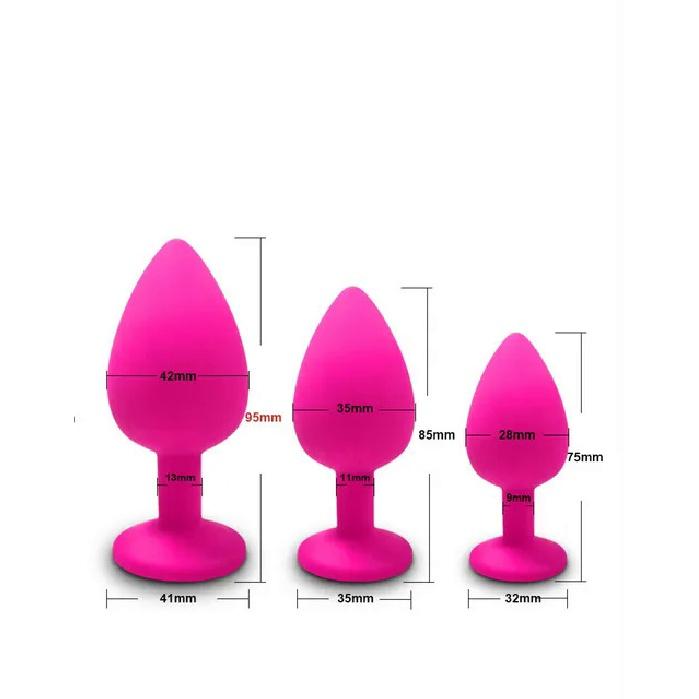 YuKui Silicone Butt Anal Plug 3 Different Size Sexual Product Anal Sex Toys For Women Couples Dildo Vibrator Goods For Adults18