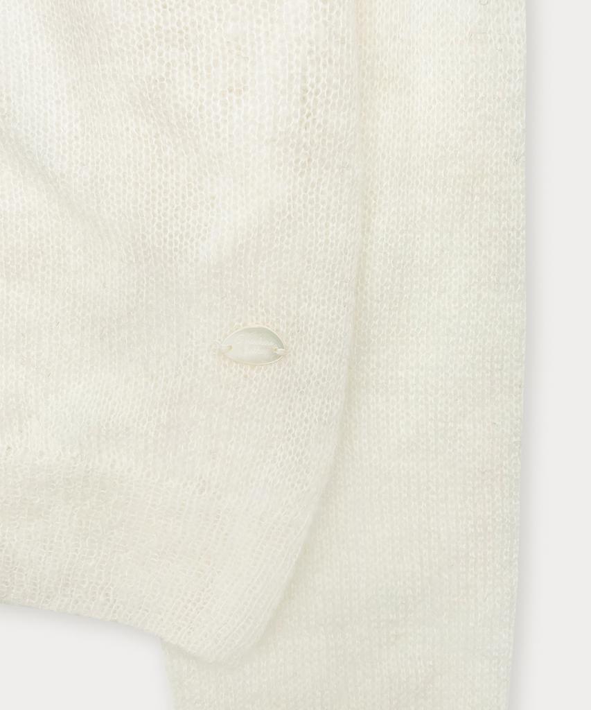 Sseomweeobeoteo See-Through Collar Knit - Ivory