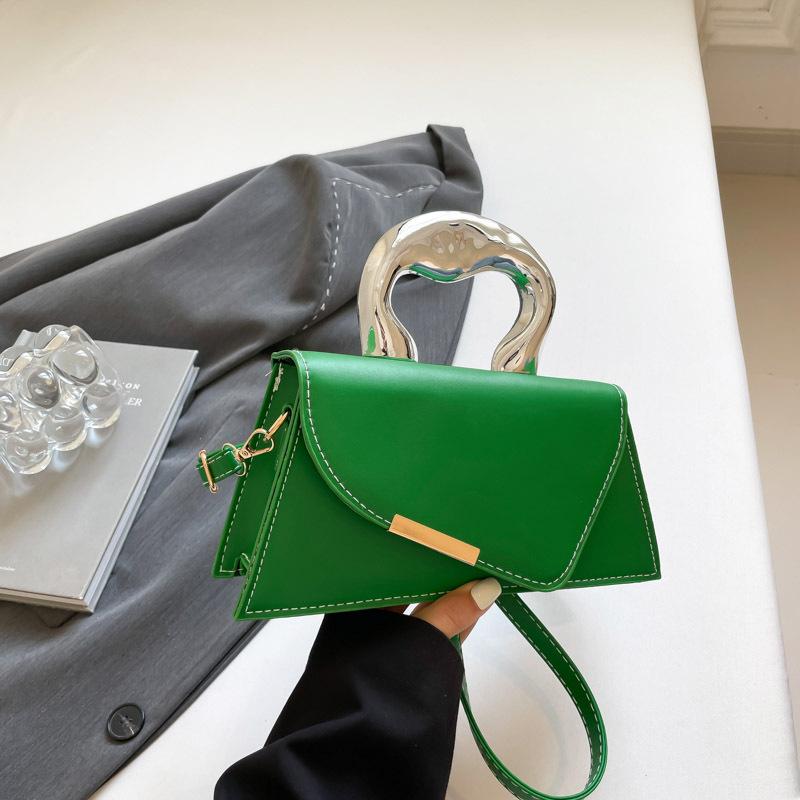 New fashion light luxury solid color high-end temperament versatile niche portable shoulder messenger bag