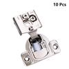 1-2 inch Overlay Soft Close Hinges for Kitchen Cabinet Hinges Satin Nickel Hidden Hinges Stainless Steel