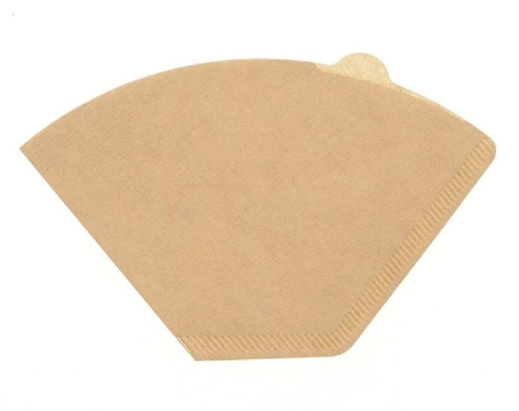[Enjoy Delicious Coffee] Unbleached Coffee Filters, Trapezoidal Shape EF2, with Tabs for Easy Opening, Made In Japan with Natural Pulp, 2-4 Cups, 230