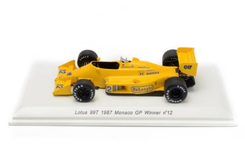 Reve Lotus 99T 1987 Monaco GP Winner No12 Completed Product 1/43 A.Senna