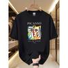 Camiseta Picasso Arte Cubista para Hombre - Suave Transpirable Cuello Redondo Manga Corta para Verano, Ropa Casual y Ropa para Entusiastas del Arte, Lavable a Máquina