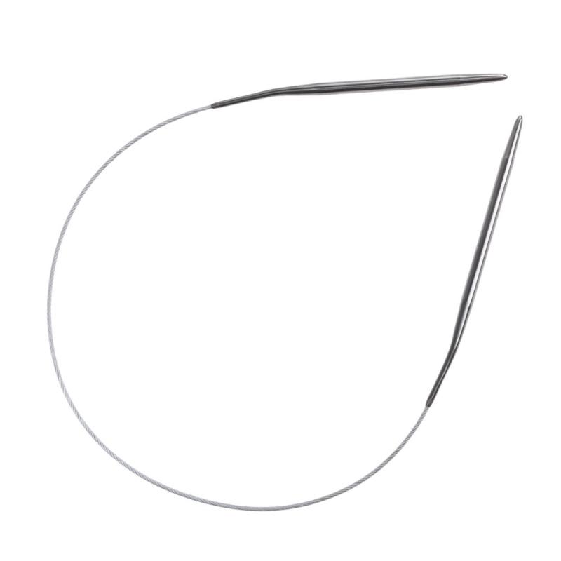 11 st/set 43 cm Rostfria Cirkulära Sticknålar Cirkulära Stickor Verktyg Vävnålar Handarbete Syverktyg