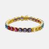 Bracelet - Luxenter - Thorka - Argent 925 - Or 18k - Quartz multicolore