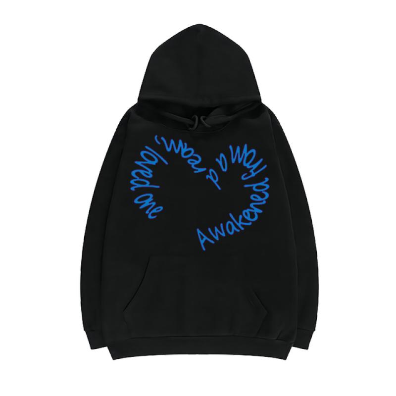 Übergroßer Hoodie Winter Gothic Sweatshirt Streetwear Casual Brief Punk Vintage Langarm Ulzzang Dark Damen Kapuzenpullover