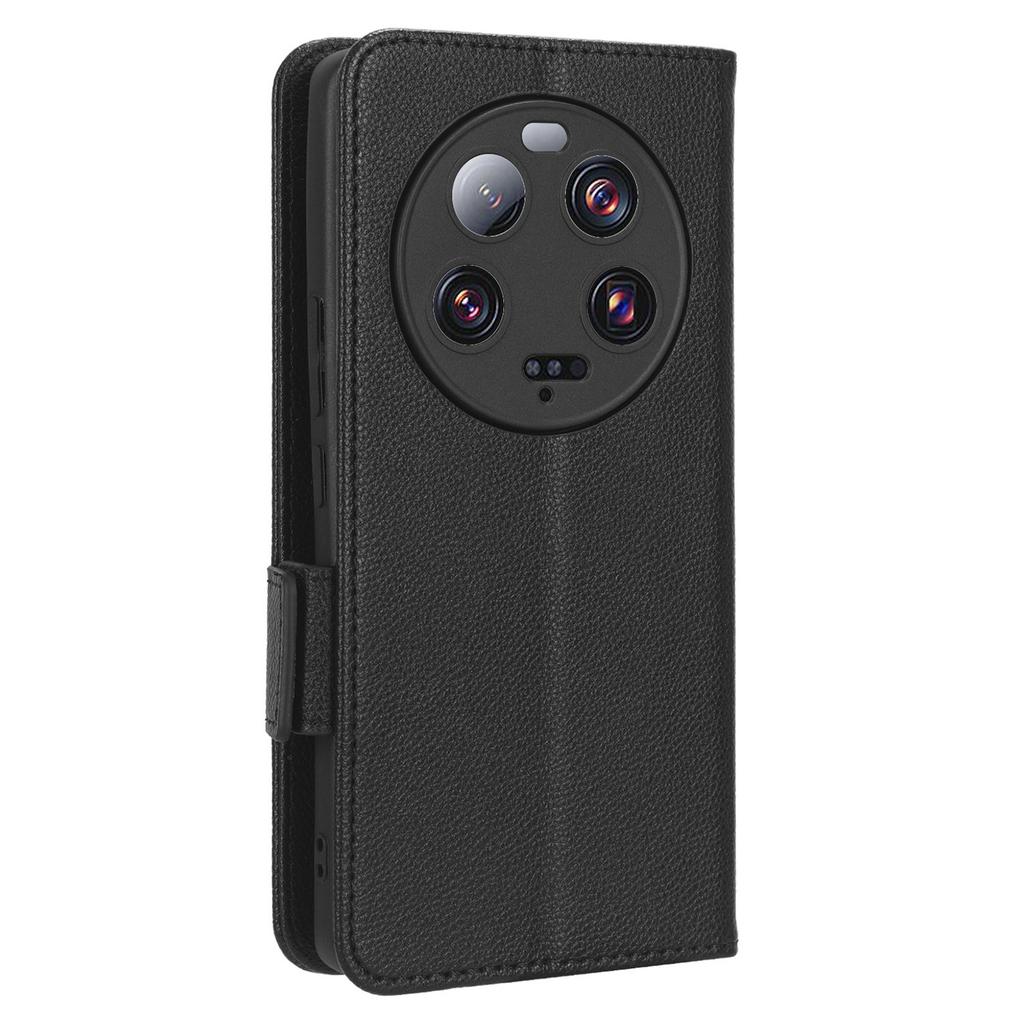 For Xiaomi 13 Ultra Anti-drop Phone Case Litchi Texture Stand PU Leather Wallet Phone Flip Cover