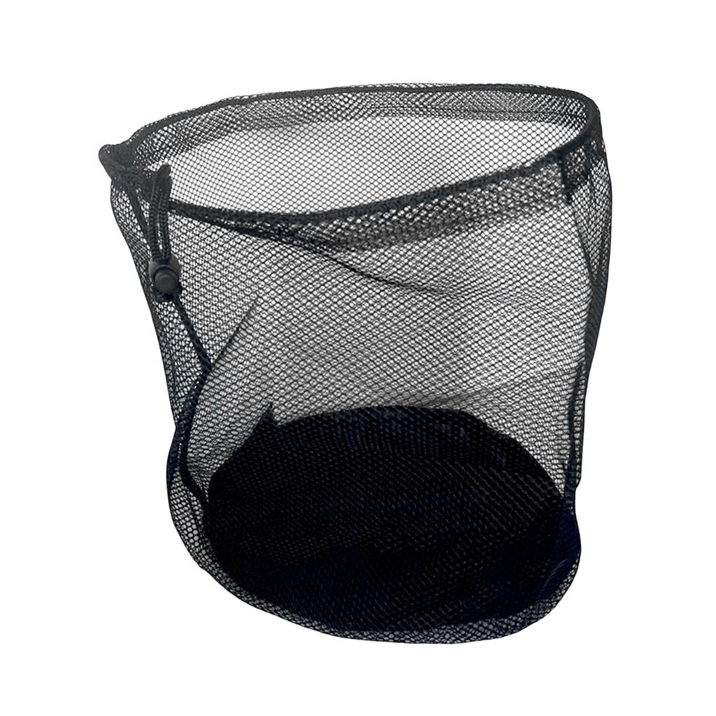 Mesh Soccer Ball Bag Extra Large Drawstring Basketball Storage Bag with Zipper Pocket Volleyball Football Net Pack Gym Bags