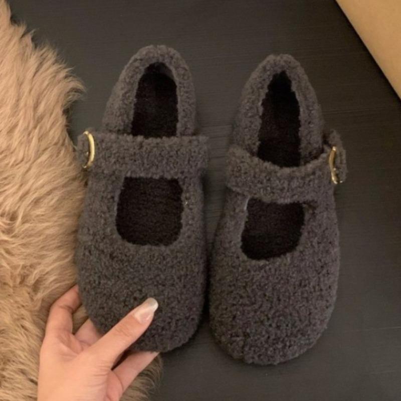 Women Fluffy Flats Soft Shoes Comfort 2025 Autumn Shoes Designer Classical New Trends Walking Sneakers Casual Zapatos