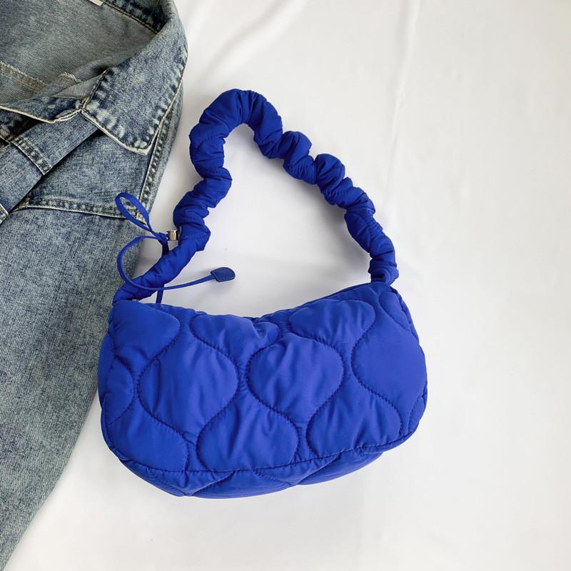 IELGY stylish and simple space cotton material diamond shoulder bag