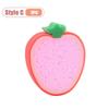 Multi Purpose Fruit Print Sponge Scrub Pad Thickened Design for Kitchen Cleaning Dish Washing Stain Removal Cloth