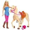 Barbie Puppe Blondine + Pferd Basic FXH13