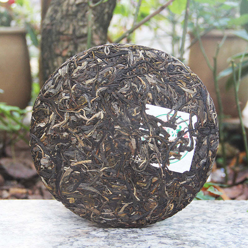 357 г Юньнаньский сырой чай пуэр Мэнхай Органический пуэр Шэнча Китайский выдержанный — фото 3