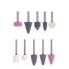 Pneumatic Angle Grinder With 6+3Mm Shank, Set Of Stones And Discs