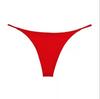 European-American Double Layer Thin Strap Printed Thong Bikini - Low Waist, T-Back Lingerie & Fitness Wear
