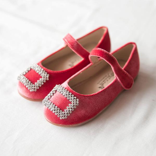 

Детские туфли на плоской подошве Ridge для девочек, розовый-D410