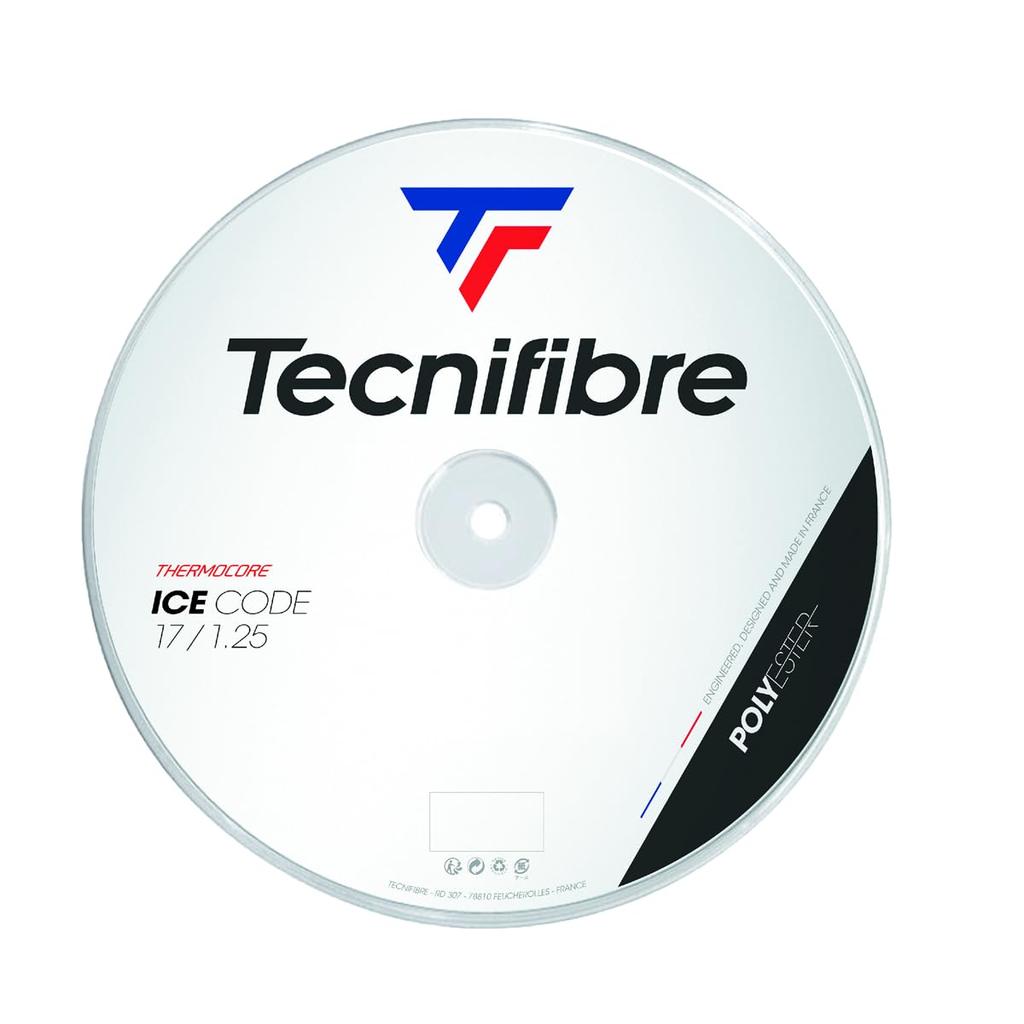Tecnifibre Tennis String ICE CODE 200m Roll TFR422 White 1.3