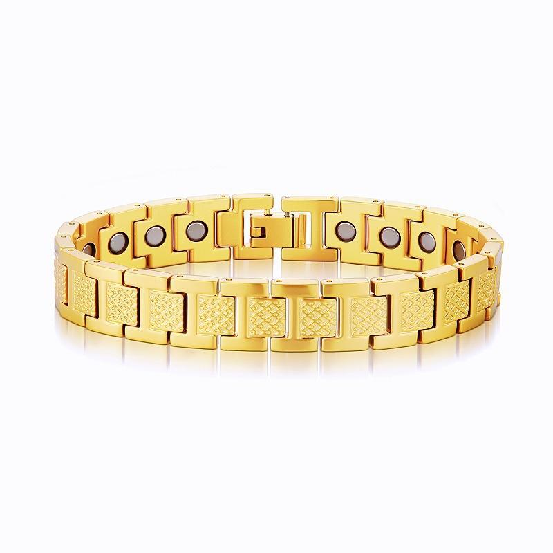 18K Gold Premium Quality Adjustable Alligator Bracelet 2026