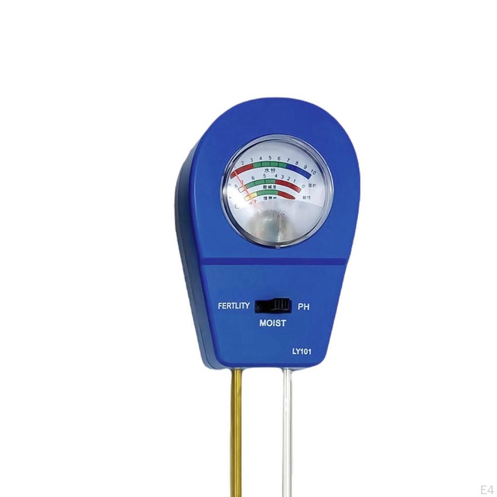 3 In 1 Soil Tester Acidity Humidity Hygrometer Portable Moisture Meter for Backyard No