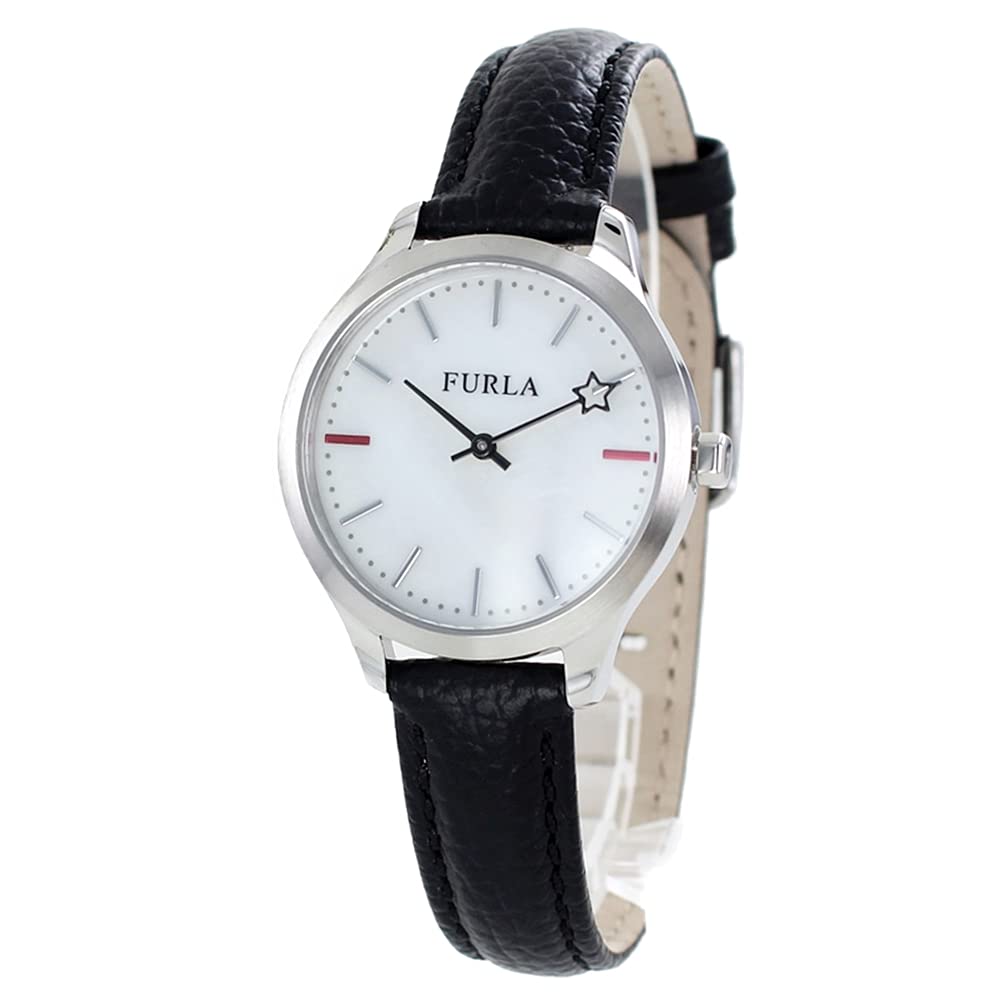

LIKE 32mm White Shell Black Leather R4251119508 Watch [Furla] Women s [Item]