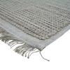Tapis en jute artisanal à franges beige naturel 160x230