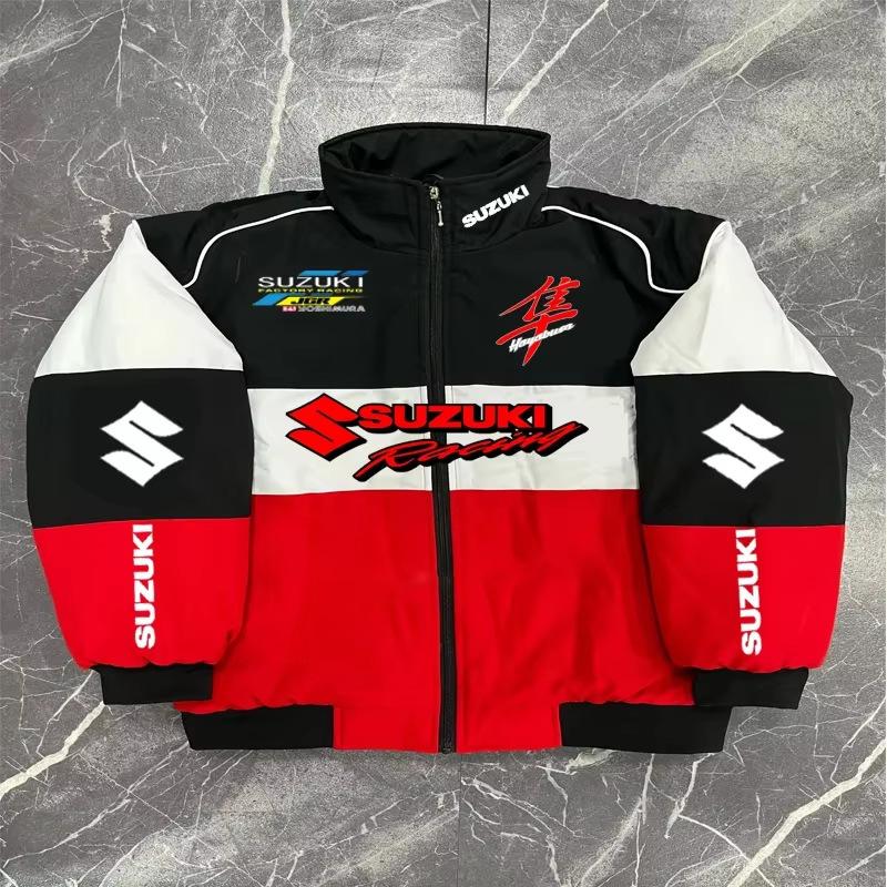 Car Logo Print Casual Jacket Men's Fashion Comfort Outerwear Streetwear Sports Top