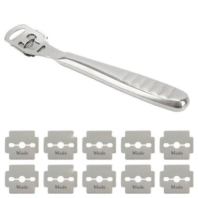 Leather Thinning Tool Stainless Steel Effort Saving Nonslip Handle Widely Used Leather Skiver for