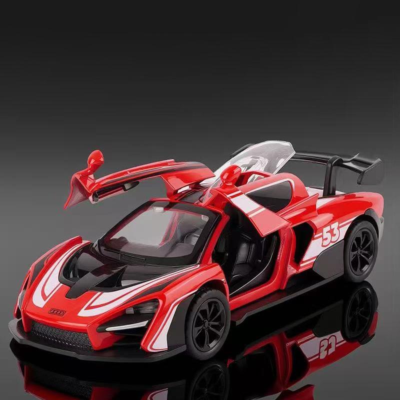 1:28 Scale Cast Simulation Alloy Toy Car Door Can Be Opened Pullback Drive Collectible Model Vehicle Toy for Kids