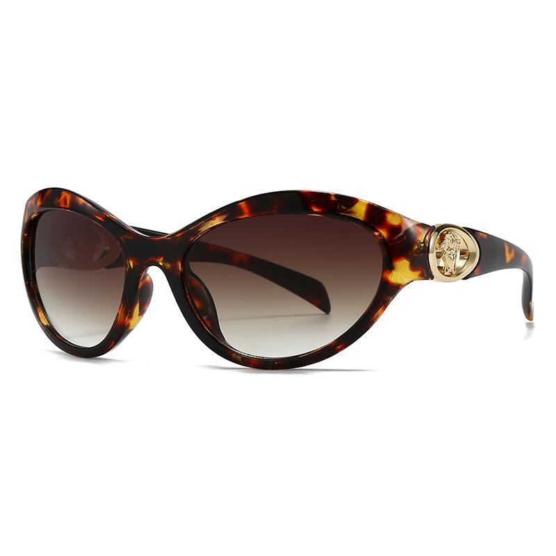 Foreign Trade Cross-Border Modern Sunglasses European and American Street Photography Ins Popular Model Cat-Eye Sunglasses for Women Lh272