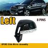 NOU-Pentru Captiva 08-17 Ansamblu Oglindă Laterală 8 PINI Oglindă Retrovizoare cu Pliere Automată Încălzire+ Lampă LED