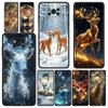 Cartoon Animal Deer Phone Case Cover  for Xiaomi Poco F7 Ultra F6 F5 F4 F3 X6 X5 X4 X3 NFC C51 C55 M4 GT 5G Soft TPU Shell Capas