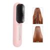 Cordless Hair Straightening Comb Heated Negative Ions Quick Heating Hair Straightener Brush for All Hair Types