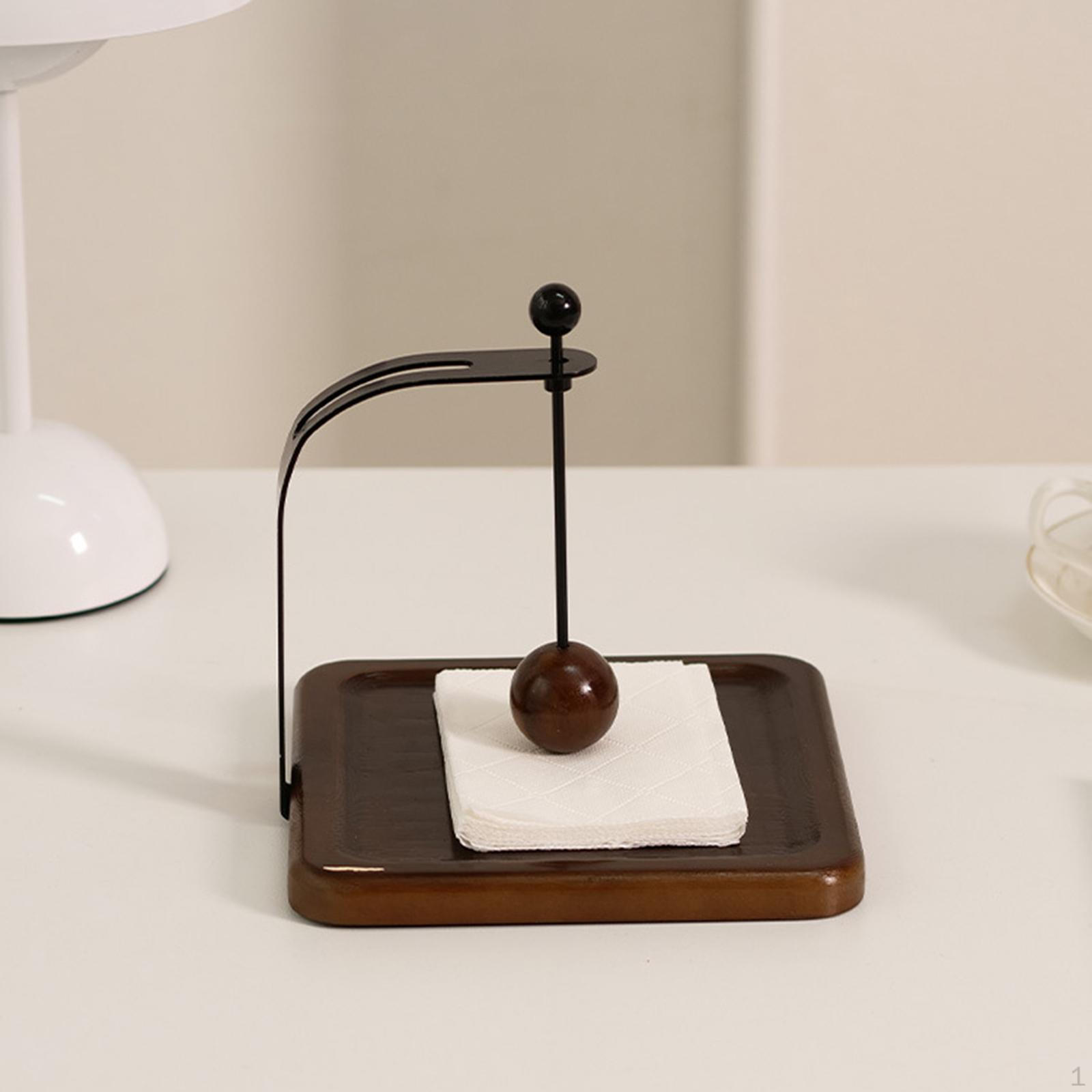 

Держатель для салфеток, подставка для бумажных полотенец, многоцелевой гладкий настольный органайзер, диспенсер для салфеток Brown