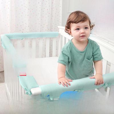 Yumuşak Beşik Korkuluk Örtüsü Seti - 3 Parçalı Bebek Çiğneme Önleyici Korkuluk