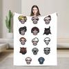 The Binding of Isaac Characters Blankets Flannel Funny Warm Throw Blanket for Bedroom Autumn/Winter Travel