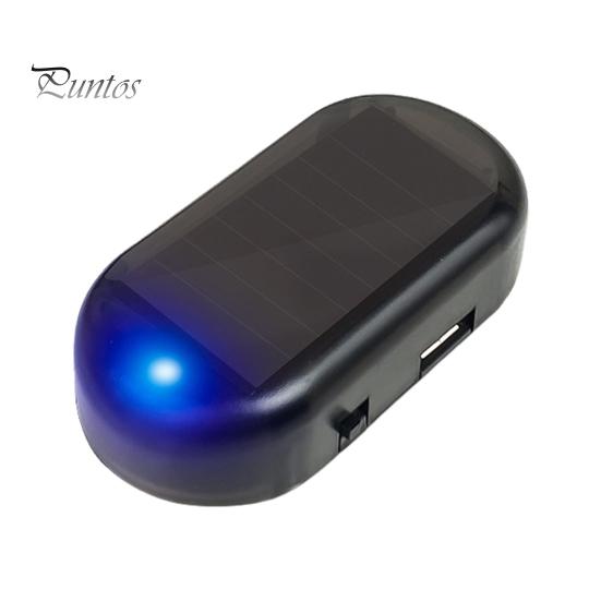 Car Solar Power Simulated Dummy Alarm Anti-Theft LED Flashing Security Light Fake Automotive Warning Lamp