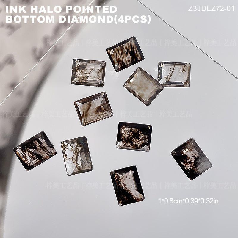 

Ombre Rhinestone Rock Candy Nail Art Decorations for Autumn and Winter