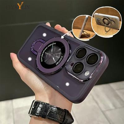 Stand Holder Silicone Phone Case For Honor 200 Pro X6B X8B X6A X7A X7C X8A X9A X9C Magic 5 6 Lite Clear Transparent Cover
