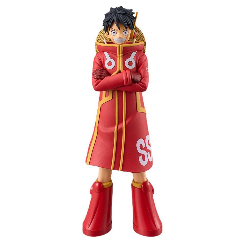17cm One Piece Luffy Anime Figures Monkey D. Luffy Egg Head Island Action Figures PVC Anime Collection Model Doll Toy Kid Gift