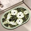 Bathroom Toilet Absorbent Floor Mat Bathroom Door Dirt Resistant Quick Drying Anti Slip Mat