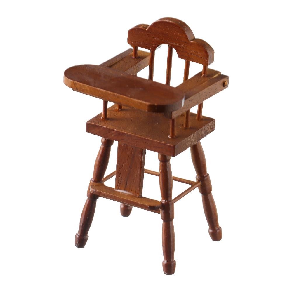 1:Maßstab 1:12 Spielhaus Restaurant Wohnzimmer Miniatur Stuhl Sofa Haus Zubehör Holz Mini Hocker Puppenhaus Möbel