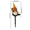 Outdoor Halloween Ghosts Pathway Light Waterproof Solar Pumpkin Stake Light for Christmas Halloween Party Decoration Night Light