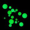 633pcs Glow Fishing Peg Bobber Stopper Silicone Space Bean Float Sinkers Stops for Fishing Line Fishing Accessories