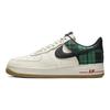 Nike Sneakers da uomo Air Force 1 07 LX Stadium Green Plaid Panna Avorio Nero DV0791-100